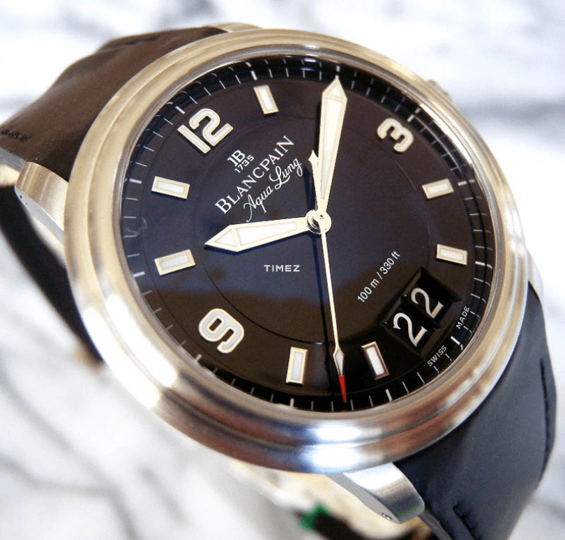 Blancpain,Léman 40mm,40mm,Stainless Steel,Black,Automatic,72hours,In-house Caliber,2850B,2850B-1130-64B