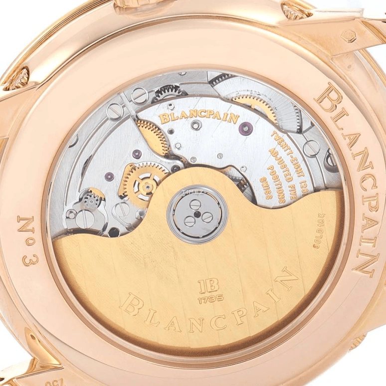 Blancpain,Villeret 38mm,38mm,Rose Gold,White,Automatic,Moonphase,Perpetual Calendar,Annual Calendar,Month,Sapphire,Crystal Glass,Round,6056,6056-3642A-55
