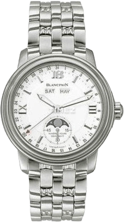 Blancpain,Villeret 38mm,38mm,Stainless Steel,White,Sapphire,Crystal Glass,2763,2763-1127-11