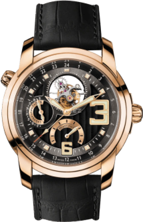 Blancpain,L-Evolution 43.50mm,43.50mm,Red Gold,Black,Automatic,Day,Power Reserve Indicator,Dule Time,Tourbillon,192hours,In-house Caliber,8825,8825-3630-53B