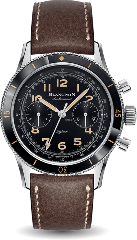 Blancpain,Spécialités 42.50mm,42.50mm,Stainless Steel,Black,Automatic,Chronograph,Flyback,Column Wheel,AC01,AC01-1130-63A