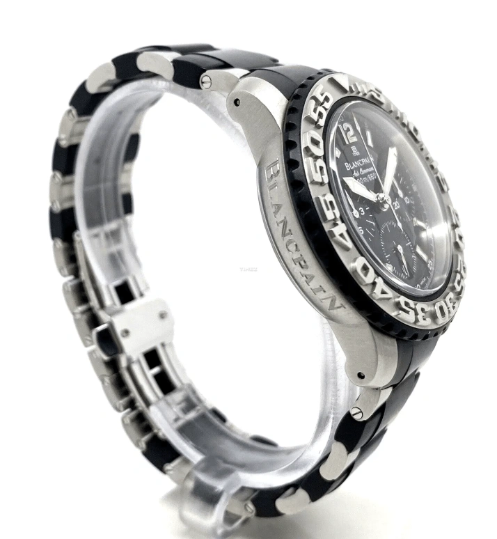 Blancpain,Spécialités 40mm,40mm,Stainless Steel,Rubber,Black,Automatic,Chronograph,Day,Flyback,2285F,2285F-6530-66