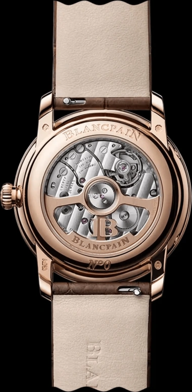 Blancpain,Villeret 33.20mm,33.20mm,Red Gold,Brown,Automatic,Moonphase,Day,6126N 2946 55B