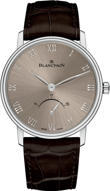 Blancpain,Villeret 40mm,40mm,White Gold,In-house Caliber,Sapphire,Crystal Glass,Open,6653,6653-1504-55A