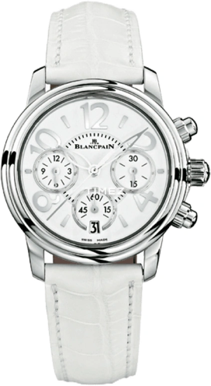 Blancpain,Ladybird 34mm,34mm,Stainless Steel,White,Automatic,50hours,In-house Caliber,3485F,3485F-1127-97B