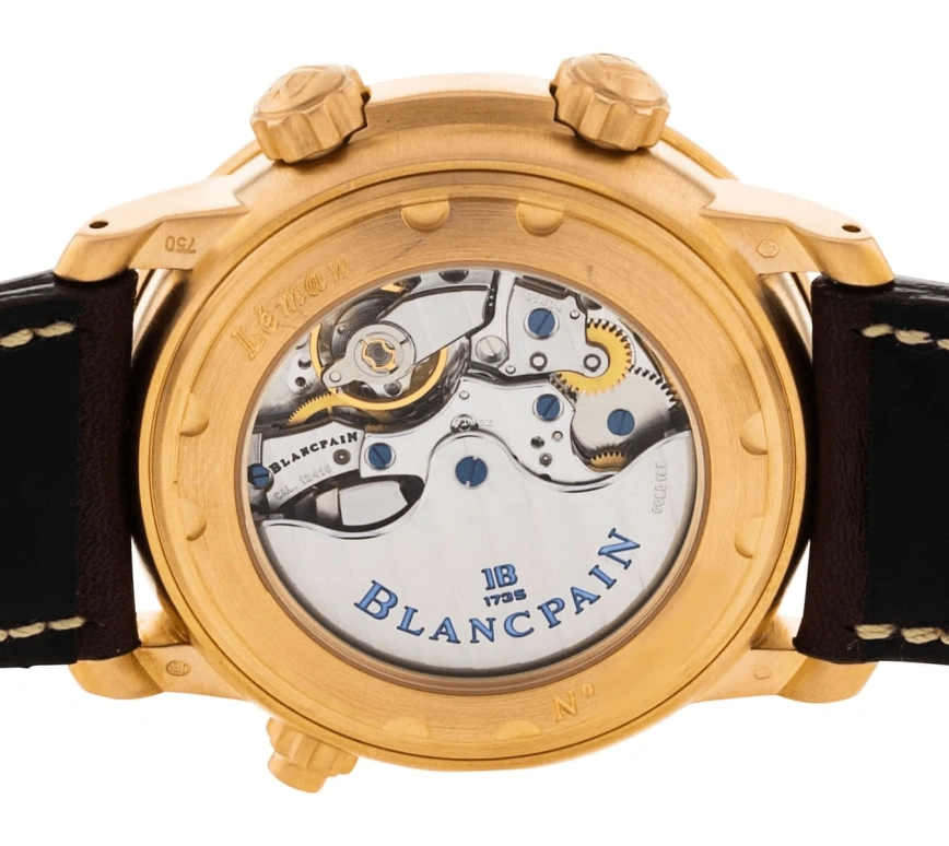 Blancpain,Léman 40mm,40mm,Rose Gold,Black,Automatic,Day,Power Reserve Indicator,Dule Time,Alarm,40hours,In-house Caliber,2041B,2041B-3630-64B