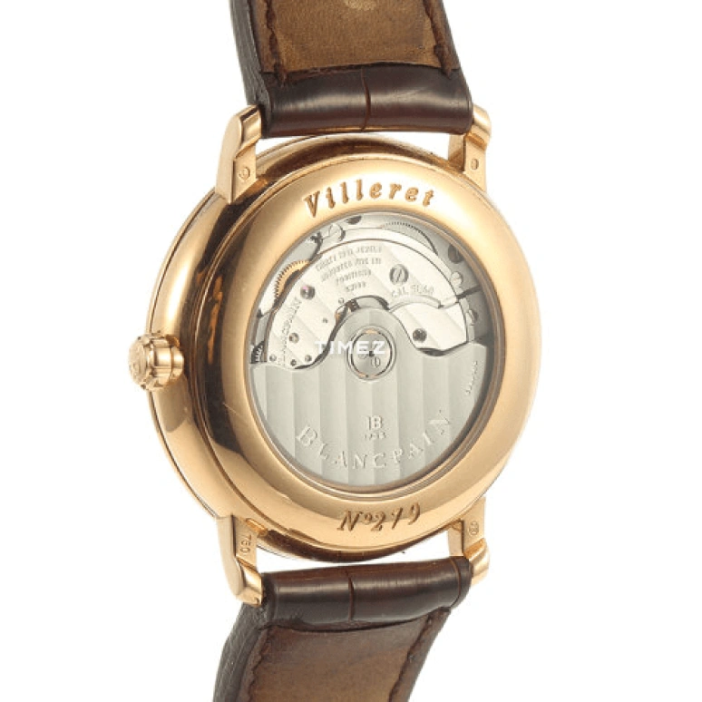 Blancpain,Villeret 38mm,38mm,Rose Gold,White,Automatic,Day,Dule Time,Day / Night Indication,6260,6260-3642-55B
