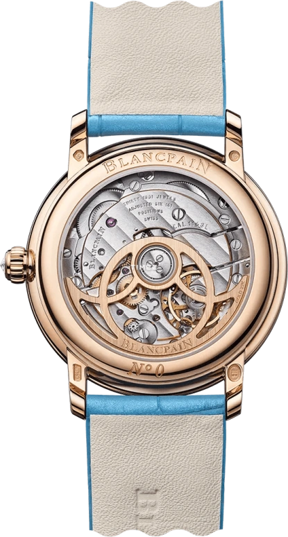 Blancpain,Fifty Fathoms 34.90mm,34.90mm,Red Gold,Silver White,Automatic,Moonphase,100hours,3662D 2954 55B