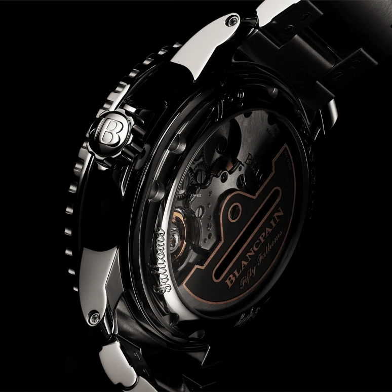 Blancpain,Fifty Fathoms 42.30mm,42.30mm,Stainless Steel,Ceramic,Black,Automatic,Day,120hours,5010,5010-1130-71S