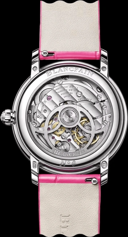 Blancpain,Ladybird 34.90mm,34.90mm,White Gold,White,Automatic,In-house Caliber,Sapphire,Crystal Glass,3661A,3661A-1954-95B