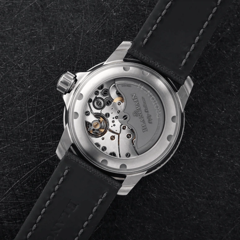 Blancpain,Fifty Fathoms 45mm,45mm,Titanium,Black,Automatic,Big Date,120hours,5050,5050-12B30-B52B