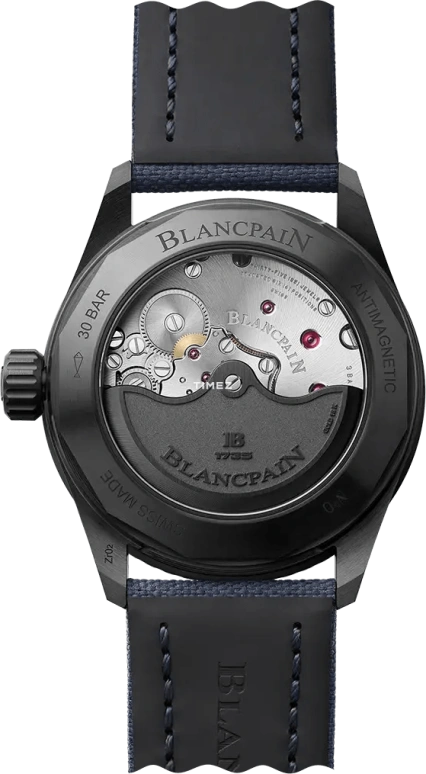 Blancpain,Fifty Fathoms 43.60mm,43.60mm,Ceramic,Blue,Automatic,Day,Anti-magnetic,5000A 0140 O52A