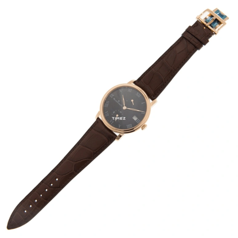 Blancpain,Villeret 42mm,42mm,Rose Gold,Black,Handwound,Day,Power Reserve Indicator,6614,6614-3637N-55B