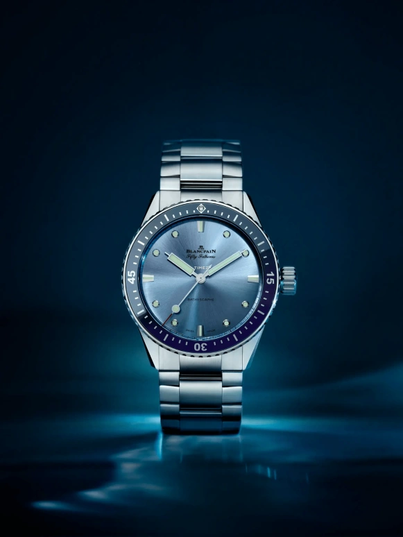 Breguet,Fifty Fathoms 43mm,43mm,Stainless Steel,Blue,Automatic,In-house Caliber,Sapphire,5005 1140 71S