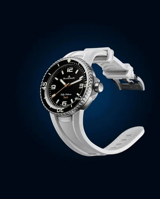 Blancpain,Fifty Fathoms 45mm,45mm,Titanium,Black,Automatic,Day,120hours,5029,5029-12B30-94A