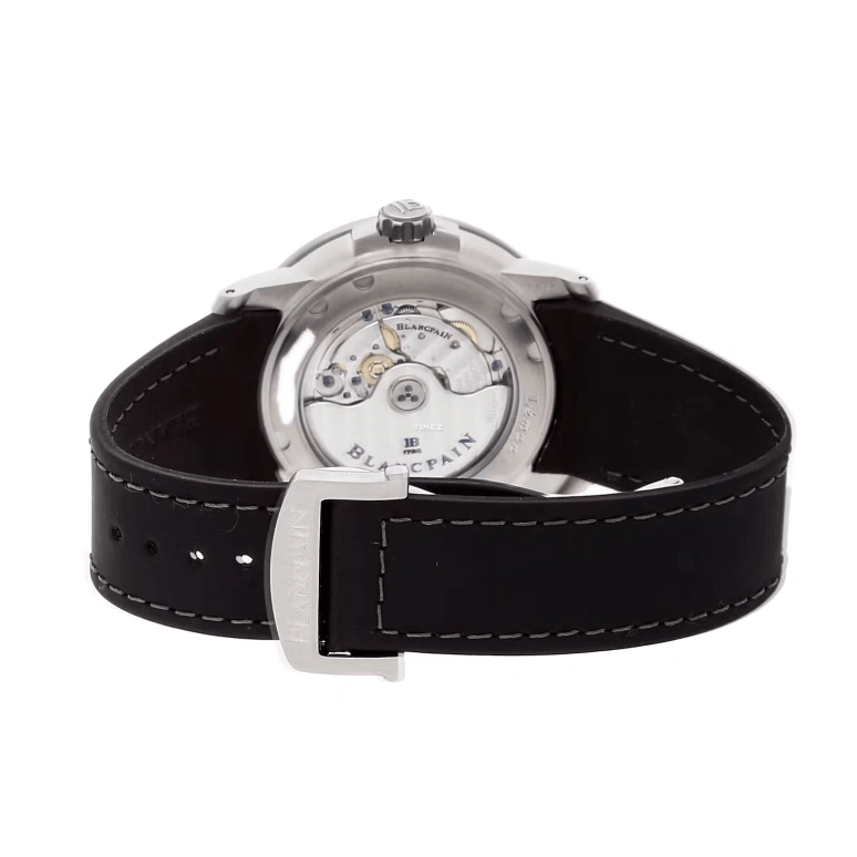 Blancpain,Other 40mm,40mm,Stainless Steel,Black,Automatic,Day,Sapphire,Crystal Glass,2850,2850-1130A-64B
