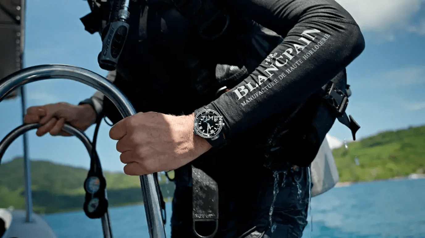 Blancpain,Fifty Fathoms 45mm,45mm,Titanium,Black,Automatic,Day,120hours,5029A 12B30 64A