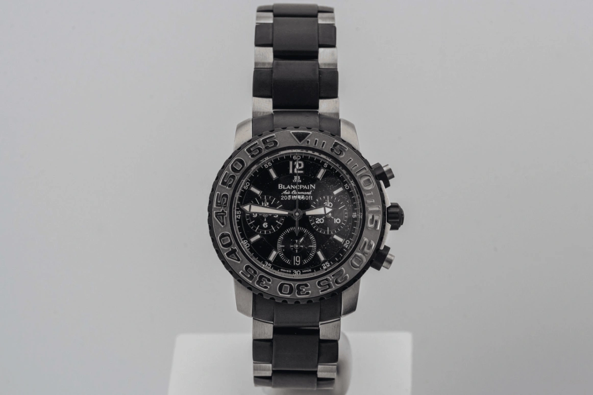 Blancpain,Spécialités 40mm,40mm,Stainless Steel,Rubber,Black,Automatic,Chronograph,Day,Flyback,2285F,2285F-6530-66