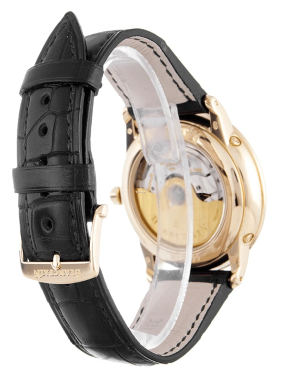 Blancpain,Villeret 38mm,38mm,Rose Gold,White,Automatic,Moonphase,Perpetual Calendar,Annual Calendar,Month,Sapphire,Crystal Glass,Round,6056,6056-3642A-55