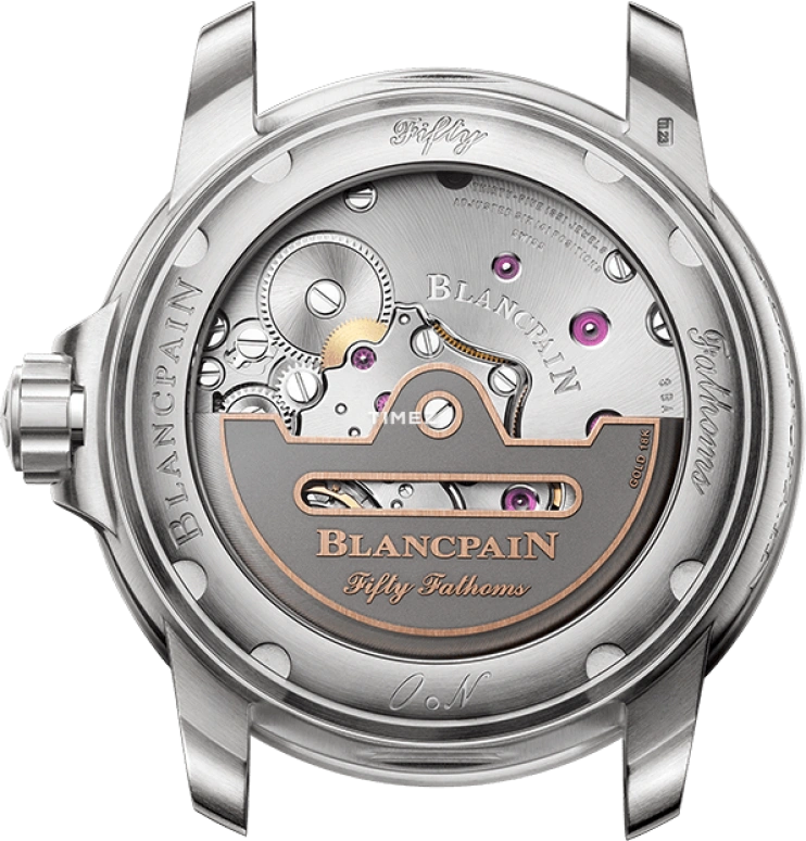 Blancpain,Fifty Fathoms 42.30mm,42.30mm,Titanium,Blue,Automatic,Day,120hours,5010 12B40 NAOA
