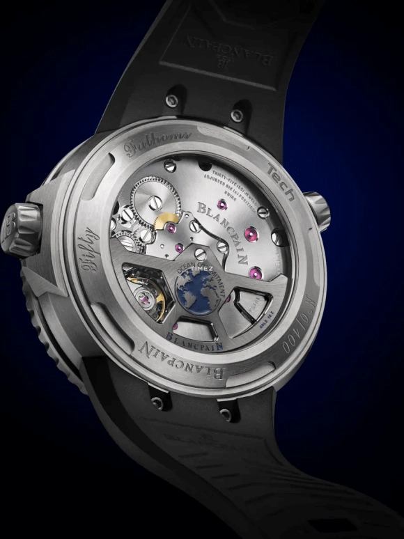 Blancpain,Fifty Fathoms 45mm,45mm,Titanium,Black,Automatic,Day,120hours,5029A 12B30 64A