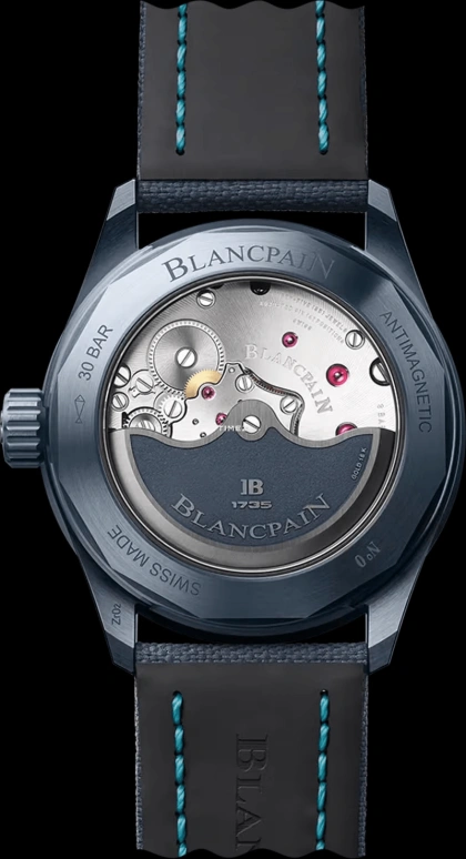 Blancpain,Fifty Fathoms 43.60mm,43.60mm,Ceramic,Blue,Automatic,Day,120hours,5000A 0640 O52A