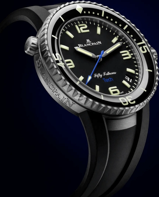Blancpain,Fifty Fathoms 45mm,45mm,Titanium,Black,Automatic,Day,120hours,5029A 12B30 64A