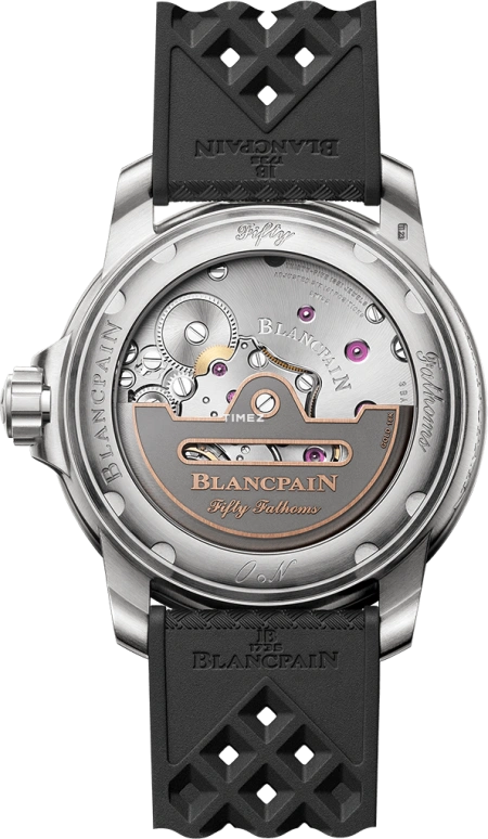 Blancpain,Fifty Fathoms 42.30mm,42.30mm,Titanium,Black,Automatic,Day,120hours,5010 12B30 B64B