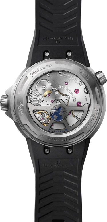 Blancpain,Fifty Fathoms 45mm,45mm,Titanium,Black,Automatic,Day,120hours,5029A 12B30 64A