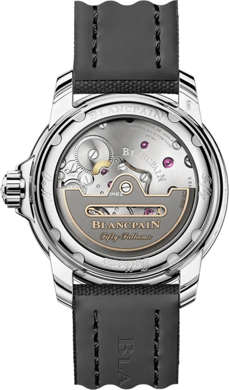 Blancpain,Fifty Fathoms 42.30mm,42.30mm,Stainless Steel,Ceramic,Black,Automatic,Day,120hours,5010,5010-1130-B52B