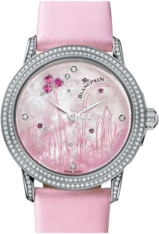 Blancpain,Ladybird 34mm,34mm,White Gold,Automatic,100hours,In-house Caliber,3300,3300-35C54C-52B