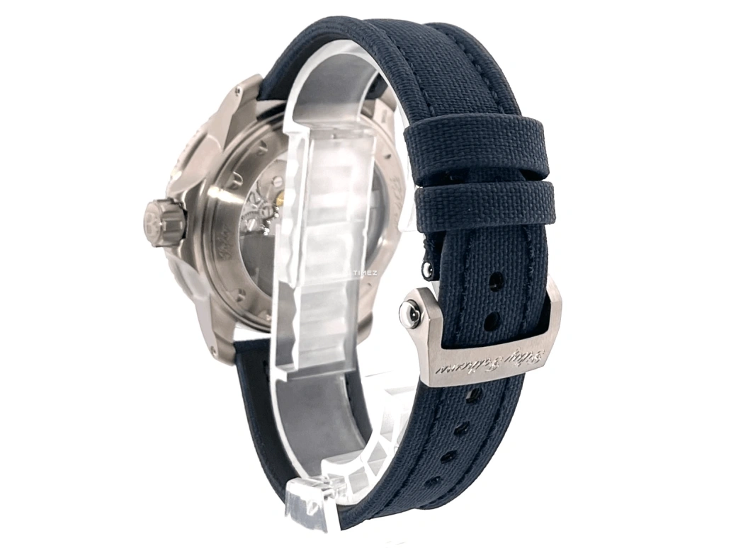 Blancpain,Fifty Fathoms 45mm,45mm,Titanium,Blue,Automatic,Day,Sapphire,Crystal Glass,5015,5015-12B40-O52B