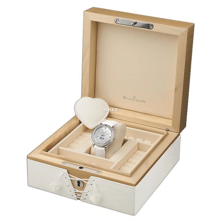 Blancpain,Villeret 35mm,35mm,Stainless Steel,Silver White,Automatic,Moonphase,Month,Date,Day,100hours,In-house Caliber,3663,3663-4654-55B