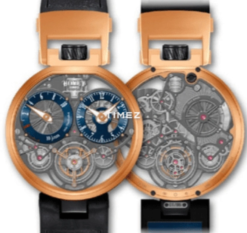 Bovet,BOVET by Pininfarina 44mm,44mm,Rose Gold,Skeleton,Handwound,Power Reserve Indicator,Tourbillon,TPINS005