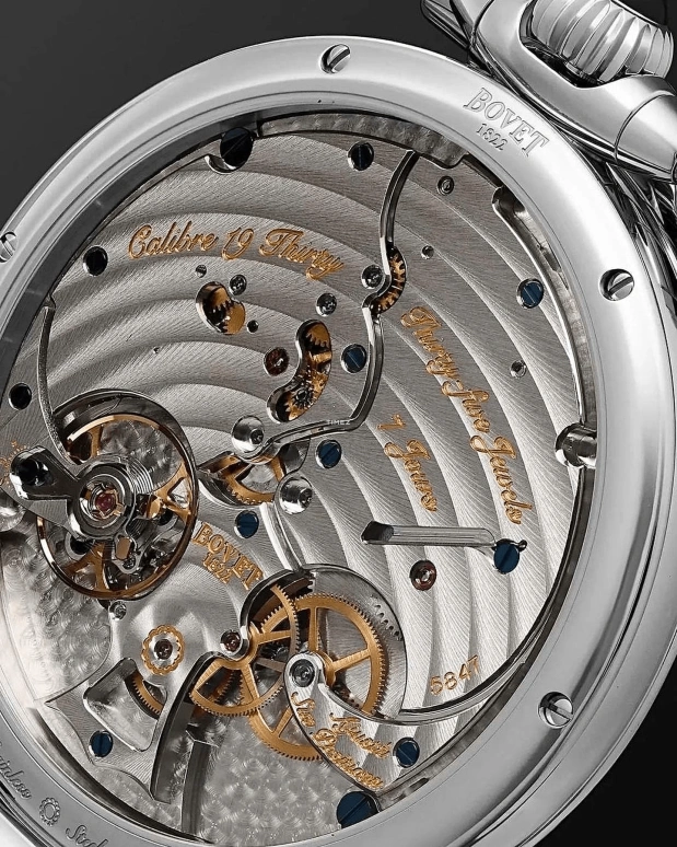 Bovet,Fleurier 42mm,42mm,Rose Gold,Black,Handwound,Power Reserve Indicator,Sapphire,Crystal Glass,NTR0029