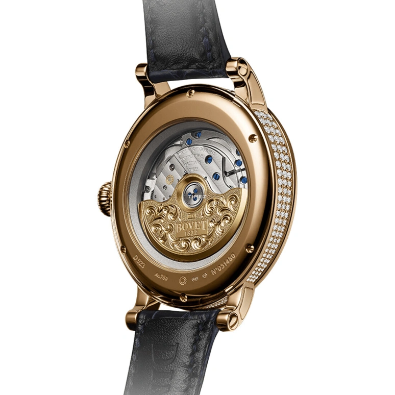 Bovet,Dimier 43x38.70mm,43x38.70mm,Rose Gold,Silver,Grey,Automatic,Moonphase,Sapphire,Crystal Glass,R230001,R230001-SD14