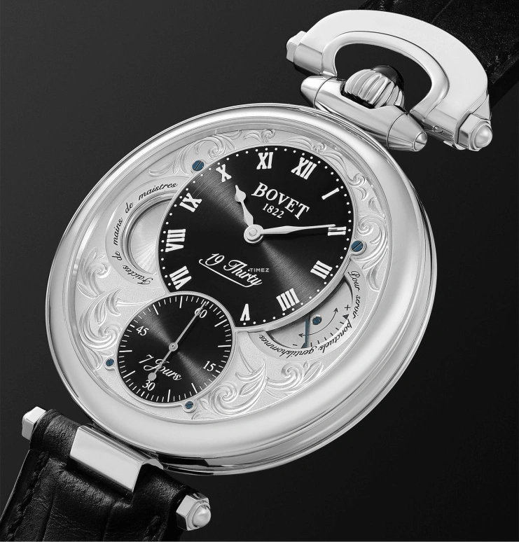Bovet,Fleurier 42mm,42mm,Stainless Steel,Skeleton,Handwound,Power Reserve Indicator,Sapphire,Crystal Glass,NTS0016