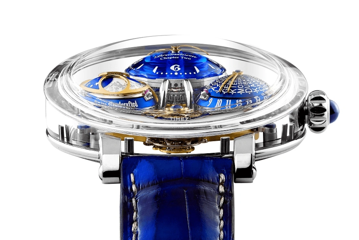 Bovet,Dimier 47.80mm,47.80mm,White Gold,Skeleton,Handwound,Moonphase,Dule Time,World Time,Tourbillon,Sapphire,Crystal Glass,Round,R26C2001