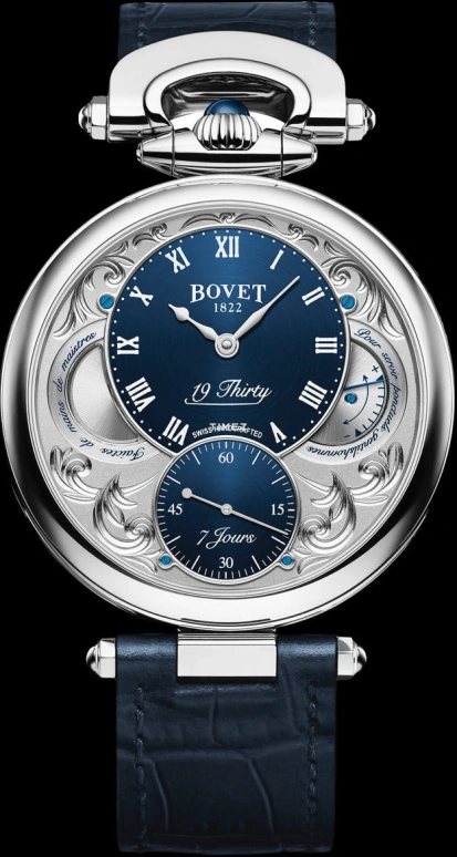 Bovet,Fleurier 42mm,42mm,Stainless Steel,Skeleton,Handwound,Power Reserve Indicator,Sapphire,Crystal Glass,NTS0015