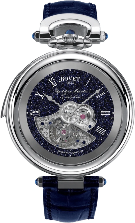 Bovet,Other 46mm,46mm,White Gold,Blue,Handwound,Tourbillon,Minute Repeater,AIRM028