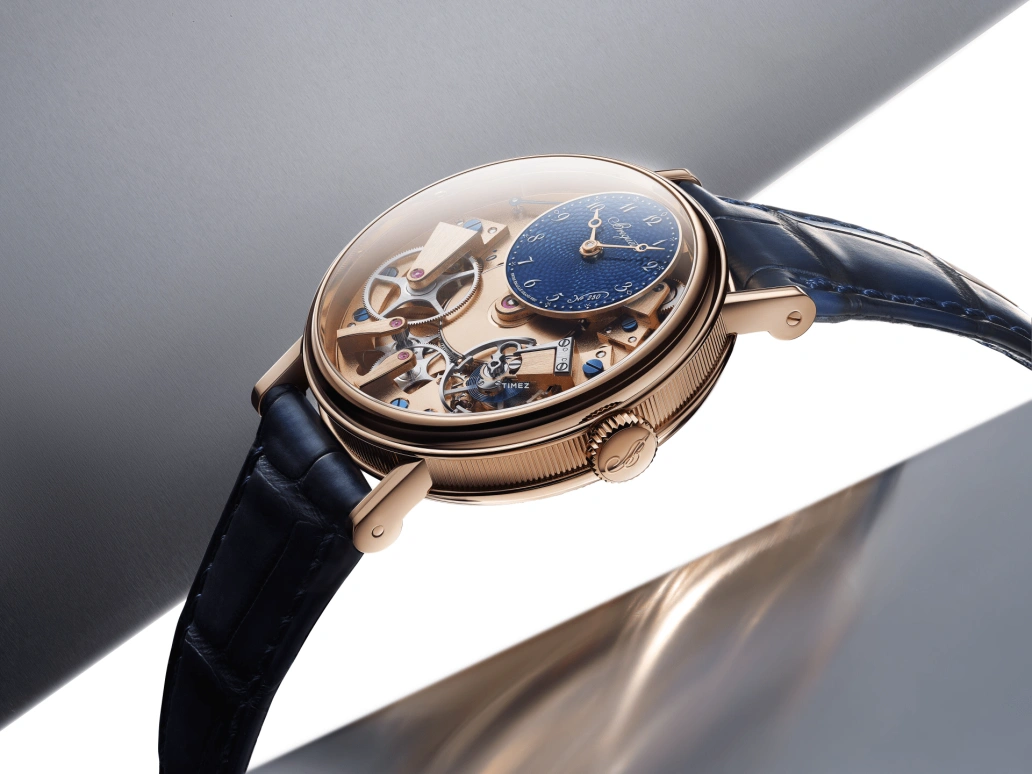 Breguet,Tradition 38mm,38mm,Breguet gold,Blue,Gold,Automatic,Retrograde,50hours,7035BH,7035BH/H2/9V6