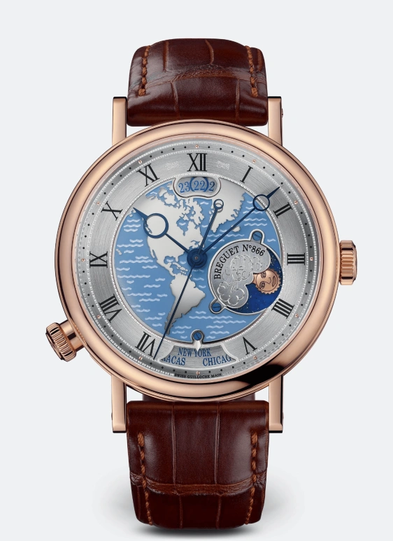 Breguet,Classique 43mm,43mm,Rose Gold,Blue,Automatic,Date,55hours,5717BR,5717BR/US/9ZU
