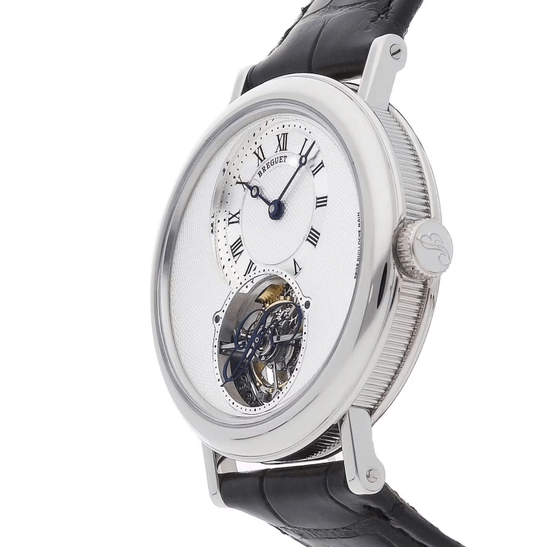Breguet,Classique Complications 39mm,39mm,Platinum,Silver,Grey,Handwound,Tourbillon,In-house Caliber,5357PT,5357PT/1B/9V6