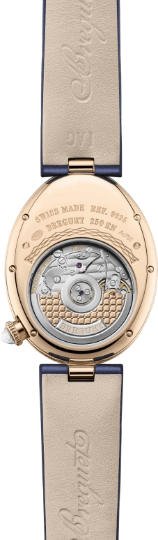 Breguet,Reine de Naples 28.50mm,28.50mm,Breguet gold,Blue,Automatic,Moonphase,45hours,9935BH,9935BH/4Y/964 D0