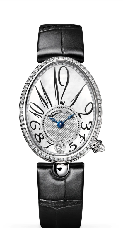 Breguet,Reine de Naples 28.50mm,28.50mm,White Gold,Silver White,Automatic,45hours,In-house Caliber,8918BB,8918BB/58/964 D00D