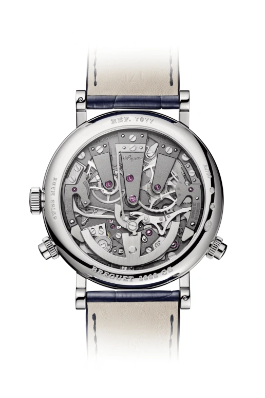 Breguet,Tradition 44mm,44mm,White Gold,Blue,Grey,Handwound,Chronograph,Power Reserve Indicator,7077BB,7077BB/GY/9XV