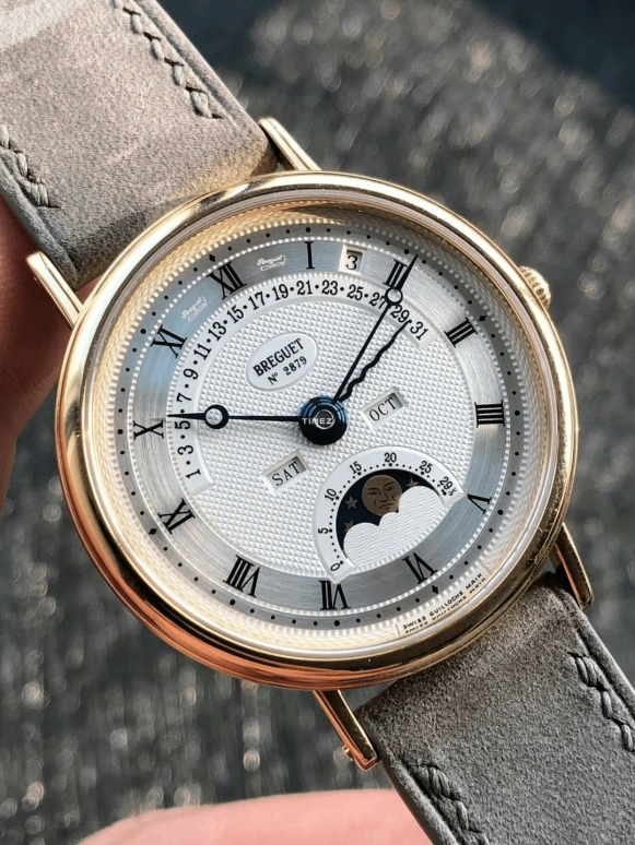 Breguet,Classique 36mm,36mm,Yellow Gold,Silver,Automatic,Moonphase,Perpetual Calendar,Leap Year,Month,In-house Caliber,Sapphire,3787