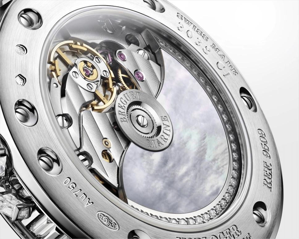 Breguet,Marine 35.80mm,35.80mm,White Gold,White,Multi-Color,Automatic,38hours,In-house Caliber,9509BB,9509BB/5E/984/ED0E