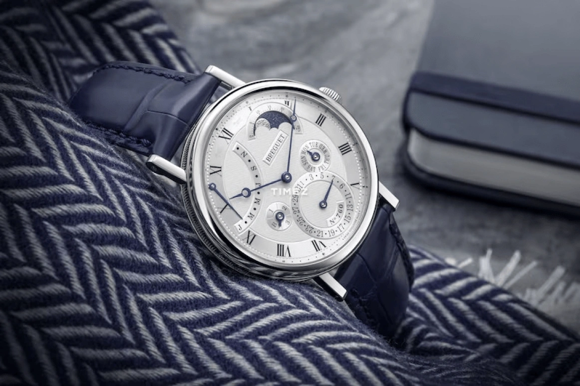 Breguet,Classique 39mm,39mm,White Gold,Silver,Automatic,Moonphase,Perpetual Calendar,Leap Year,Month,45hours,In-house Caliber,7327BB,7327BB/11/9VU