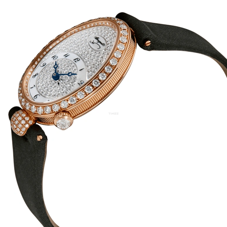 Breguet,Reine de Naples 33x24.95mm,33x24.95mm,Rose Gold,Silver,Grey,Automatic,38hours,In-house Caliber,8928BR,8928BR/8D/844/DD0D